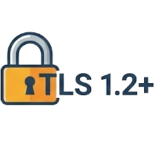 TLS 1.2+ Encrypted